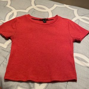Forever 21 Red crop top